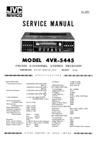 JVC 4VR-5445-Service-Manual
